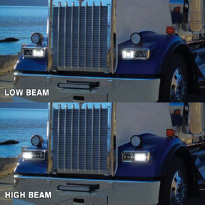 Hoge kwaliteit Kenworth H4 LED lampen 4x6 LED vrachtwagen koplamp Hi/<span class=keywords><strong>Lo</strong></span> beam gescheiden 4 stuks combinatie LED koplamp voor off-road - Product Image 5