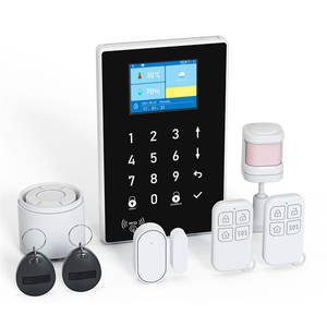 Kit de sécurité pour maison intelligente Tuya avec clavier tactile, étiquettes RFID, télécommandes et détecteur de mouvement - Product Image 1