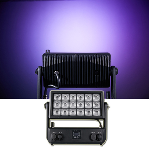 IP65กลางแจ้ง18x20W rgbwa UV 6 in <span class=keywords><strong>1</strong></span>ใช้แบตเตอรี่ DMX ไร้สายไฟ LED ติดผนังไฟเวทีสำหรับงานแต่งงานคลับบาร์ - Product Image 1