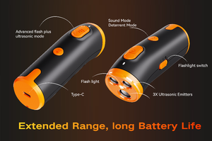 Nuovo Dispositivo Antiabbaio per Cani in Nylon Impermeabile, 3X Ultrasuoni Antiabbaio, Portata 23 <span class=keywords><strong>FT</strong></span>, Sicuro, Umano, Ricaricabile - Product Image 3