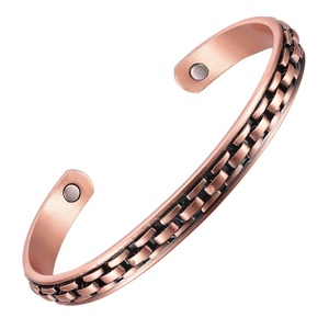 Hot Sale Adjustable Fashion Magnetic Therapy Jewelry Pure <b>Copper</b> Ring <b>Bracelet</b> for Arthritis Unisex <b>Copper</b> Magnetic <b>Bracelet</b> - Product Image 1
