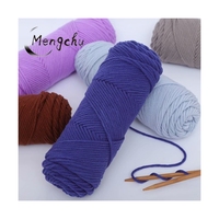 8ply 4mm d'épaisseur 100g tapis lait coton laine tapis acrylique touffetage fil pour touffetage tapis artisanat fil