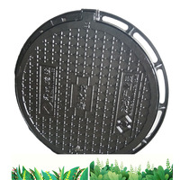 Couvercle de manhole rond respectueux de l'environnement pour les espaces verts