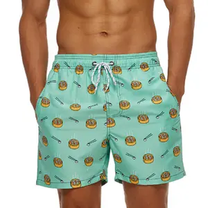 2024 new summer fruit series pattern 3D digital printed men's fashion sports beach shorts