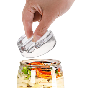 Yongli tùy chỉnh thiết lập của 4 thủy tinh lên men trọng lượng rộng miệng Mason Jar lên men nắp <span class=keywords><strong>Kit</strong></span> Rau lên men bộ và pounder - Product Image 3