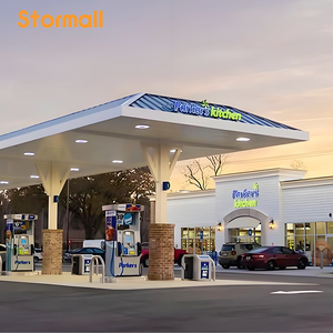 Diseño de marquesina para gasolinera, señalización LED personalizada para gasolinera y diseño de letrero de acero para accesorios de combustible. - Product Image 4