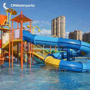 حديقة مائية ملعب تصميم فريد مرافق تسلية المياه الفيبرجلاس أكوا مخزن للأطفال - Product Image 4