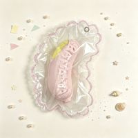 Jouet Squishy en Silicone Super Doux Anti-Stress, Formes Banane, Sandwich, Biscuit, Crème, Slime, Décoration de Fête, Vente en Gros