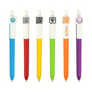 Hot Selling Plastic 0.5mm Custom Logo Promotional Business Gift <b>Pen</b> with QR Code Office Supplies Multi-color - Product Image 1