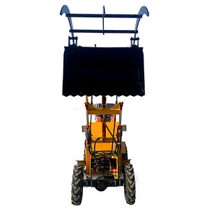 Pertanian Pertanian multifungsi, pemuat roda Mini elektrik 4WD dengan berbagai lampiran - Product Image 5