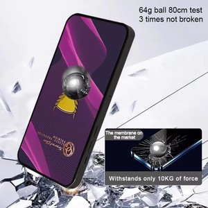 Protector de Pantalla de Vidrio Templado OG Purple Antiestático <span class=keywords><strong>ESD</strong></span> HD 9H con Cobertura Total y Antihuellas para iPhone 15/16/17 Air Plus Pro Max - Product Image 4