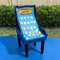 Jeu de carnaval Balloon Blast Challenge, jeu de fléchettes magnétiques en bois, équipement de parc d'aventure en plein air, équipement de terrain de jeux, produits de parc d'attractions