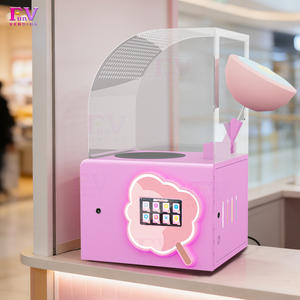 Mini <span class=keywords><strong>machine</strong></span> à <span class=keywords><strong>barbe</strong></span> à <span class=keywords><strong>papa</strong></span> avec boîte lumineuse entièrement éclairée, taux d'<span class=keywords><strong>achat</strong></span> élevé, cinéma, club de loisirs - Product Image 1