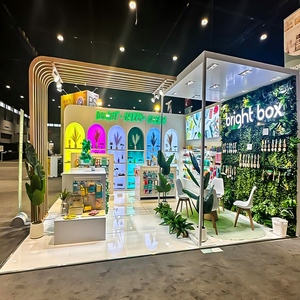 Stand de Exhibición de Diseño Premium con Estantes Iluminados de Colores, 6x6m, Fabricante de Stands y Exhibidores para Ferias Comerciales - Product Image 3