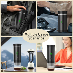 Cafetera Espresso Portátil Semiautomática 3 en 1, Cafetera Eléctrica <span class=keywords><strong>de</strong></span> Cápsulas con Calentamiento Rápido y Soporte <span class=keywords><strong>para</strong></span> Viajes, Auto y Hogar - Product Image 5