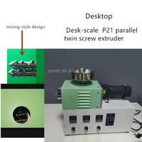 Extrudeuse de laboratoire à vis double P21 en plastique de petite taille pour bureau, extrudeuse professionnelle