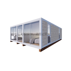 Casa Contenedor Expandible de Acero Resistente de 20 pies/40 pies, Estructura Modular de Alta Calidad, Impermeable y de Montaje Rápido - Product Image 1