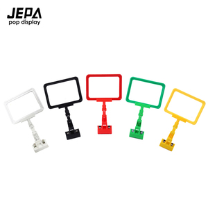 Siêu thị nhựa quảng cáo giá tag chủ có thể điều chỉnh khung Áp phích A4 A5 A6 dấu hiệu chủ đứng với <span class=keywords><strong>clip</strong></span> - Product Image 2