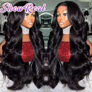 无胶高清透明蕾丝假发真人发原生发角质层对齐13x4蕾丝前假发女式批发 - Product Image 2