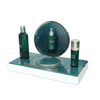2022 Werbung Schönheit Zähler Acryl Zylinder Kosmetik Make-up Display Rack Hautpflege Halter Display Stand