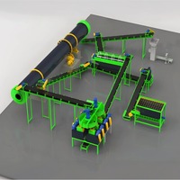 Granulateur à double rouleau pour engrais au chlorure d'ammonium BK SCX-10, granulés oblates, engrais composé à froid automatique à haute teneur en NPK