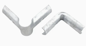 Valla de enlace de cadena alta de 6 pies Conector de tubería cruzada Boulevard Tee Línea de esquina Abrazaderas de riel Forma hueca - Product Image 5