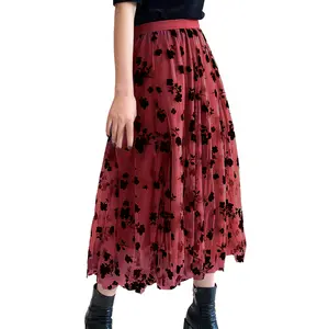 Aangepaste 2023 Nieuwe Dames Halve Rok Mode Casual Kant Verschillende Kleuren Dames Halve Rok