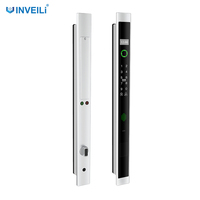 Sistema de Cerradura Inteligente para Puerta de Seguridad para el Hogar INVEILI KY460 para Puerta de Madera con Wi-Fi, Huella Dactilar, Código, Tarjeta y Llave, Capacidad para 300 Usuarios