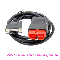 Cable Principal Multidiag Pro+ OBD2, Cable de Diagnóstico OBD2 para Herramienta de Diagnóstico de Automóviles VD TCS Pro
