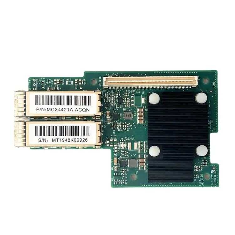 CONNECTX-4 LX EN 25GBEデュアルポートSFP28PCIE3.0ネットワークインターフェイスカード (OCP MCX4421A-ACQN用)