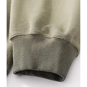 FOXA Vintage Washed Hoodie Unisex Pullover French Terry Kangaroo Pocket Sweatshirt - Product Image 4