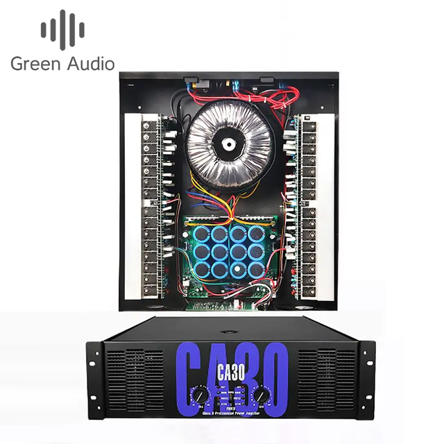 GAP-CA30 Professional DJ & Live Sound Power Amplifier CA30 2-Channel High Output for Stage Events and PA Systems