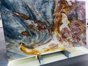 Dalles et carreaux de marbre brésilien de qualité supérieure, veines exotiques, pierre naturelle de luxe pour plans de travail, revêtements de sol, revêtements muraux - Product Image 2