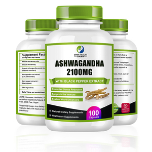 OEM Organic Goli Nutrition Ashwaganda Root Extract Powder <b>Tea</b> KSM-66 <b>Ashwagandha</b> Capsules - Product Image 6