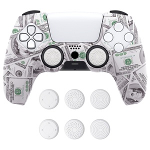 เคสสำหรับคอนโทรลเลอร์ PS5 - ฝาครอบซิลิโคนสลักลายด้วยเลเซอร์ - Product Image 1