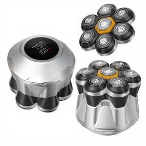 Magnetic Rotary Electric <b>Razor</b> for <b>Men</b> Cordless LED Display USB-C Charge IPX7 Waterproof Household Hotel & RV Use - Product Image 1