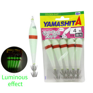 Rouleau de tissu YAMASHITA original du Japon crochets de calmar lumineux n ° 4 parapluie tubedouble cinq crochets de calmar pack - Product Image 4