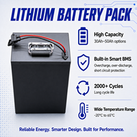 Paket Baterai LiFePO4 60V 72V 30Ah 32140 Cell Built 2000 Siklus Dalam untuk Skuter Listrik/Motor Listrik Bertenaga Tinggi