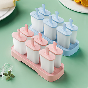 <span class=keywords><strong>Molde</strong></span> <span class=keywords><strong>de</strong></span> helado <span class=keywords><strong>de</strong></span> colores con tapa <span class=keywords><strong>de</strong></span> grado alimenticio para el hogar, caja para bloques <span class=keywords><strong>de</strong></span> hielo caseros - Product Image 4