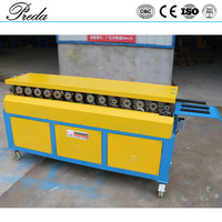 Machine de formage et de pliage de bordures de tôle Preda 1,5 mm pour conduits carrés, fabrication de bordures TDF, 3 kW, facile à utiliser