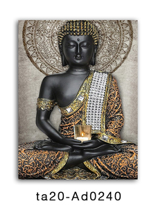 बुद्ध धार्मिक कैनवास प्रिंट सजावटी चित्रों सजा कमरे में रहने वाले फांसी चित्रों - Product Image 5