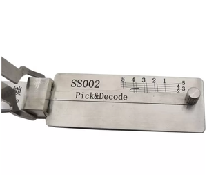 Alat Lishi 2 in 1 SS002 SS002 Pro Alat Lishi untuk Pembuka Kunci Pintu Sipil Alat Tangan Profesional untuk Ahli Kunci - Product Image 2