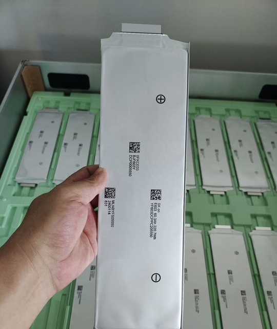 SK on E603A 60.3Ah NCM Lithium Ion Battery Cell 3.66V EV Pouch Cell for Electric Vehicle Battery Pack 3000 Cycles -30C~60C