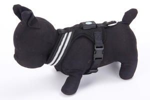 Harnais de poitrine pour animaux de compagnie chien harnais de poitrine réfléchissant confortable avec laisse concepteur de poitrine pour animaux de compagnie fournitures harnais pour chien - Product Image 5