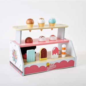 Personnalisé <span class=keywords><strong>Jouet</strong></span> <span class=keywords><strong>En</strong></span> <span class=keywords><strong>Bois</strong></span> de Crème Glacée Enfants Boutique <span class=keywords><strong>Cuisine</strong></span> <span class=keywords><strong>En</strong></span> <span class=keywords><strong>Bois</strong></span> <span class=keywords><strong>Jouet</strong></span> Ensemble - Product Image 3