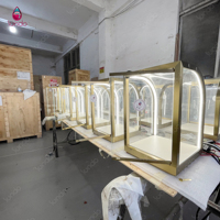 Meubles de magasin de bijoux de luxe Sundo avec logo personnalisé, vitrine en verre pour bijoux, comptoir d'exposition de bijoux