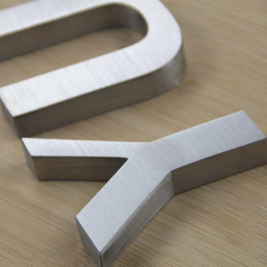 De acero inoxidable decorativo de pared de metal, letras de la <span class=keywords><strong>Oficina</strong></span> para el hogar Decoración - Product Image 4