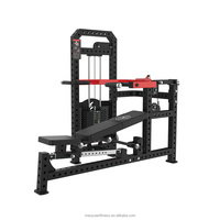 Machine d'extension des biceps et des triceps à double fonction, équipement de musculation commercial en acier - Fabriqué en Chine