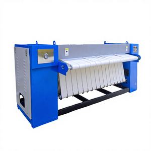 Machine à repasser et à presser à rouleau unique HUWEI pour <span class=keywords><strong>draps</strong></span> et housses de couette d'hôtel, régulation de vitesse à fréquence variable - Product Image 1