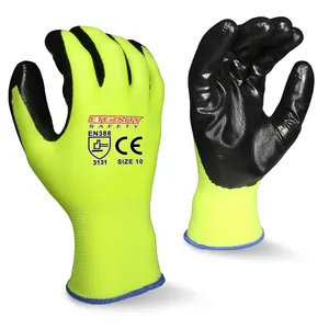 ENTE SAFETY Good Quality For Personalized Nitrile Rubber Household New Design Safety Gloves